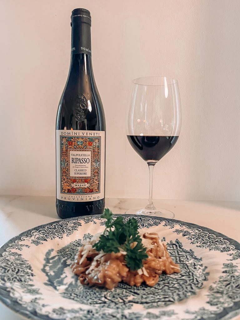 Domini Veneti Ripasso-risotto hurmaa makunystyrät